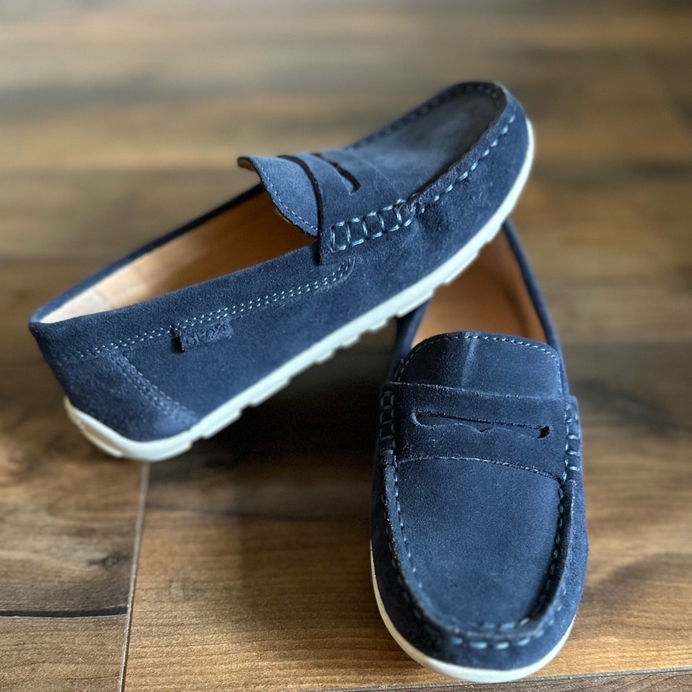 Geox | New Fast Boy Navy Suede Loafer | EU 30